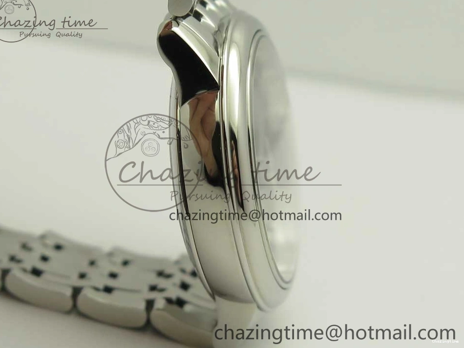 0421 TopPick De Ville Prestige Ladies 32.7mm SS MKF 1:1 Best Edition Blue Dial Diamonds Markers on SS Bracelet MIYOTA 7972